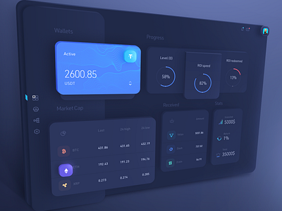 Dashboard user interface app applicaiton application blockchain btc coins crypto cryptocurrency dashboard dashboard app dashboard ui design figma interface transaction ui ui ux user interface user interface ui user interfaces