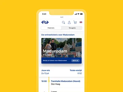 Redesigning the National Railway website – NS with Schaal+ design destination interface map minimal planner planning route tickets ui user experience user interface ux web webdesign