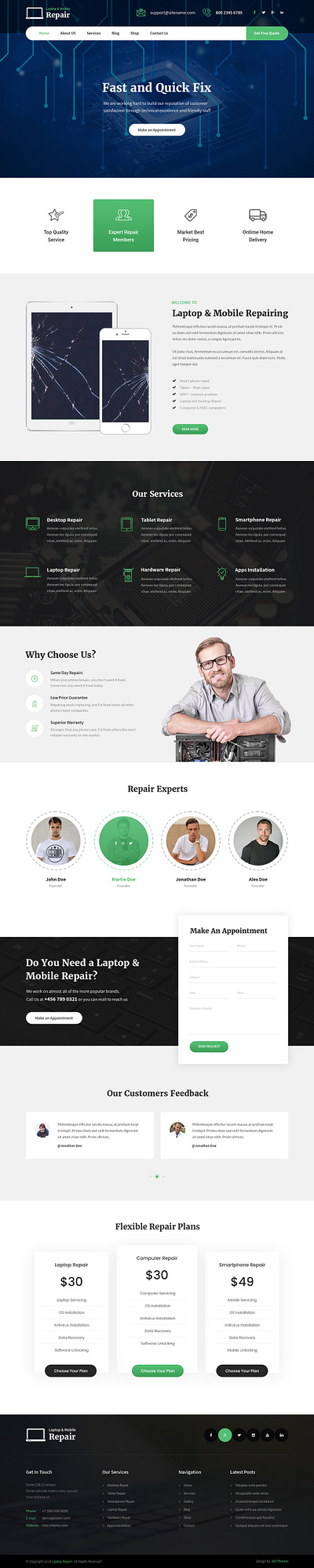 Laptop Repair – Free Computer Store WordPress Theme branding computer computer animation computer art computer graphics computer store computers design illustration laptop repair theme design website builder wordpress design wordpress development wordpress template wordpress theme wordpress theme design wordpress themes