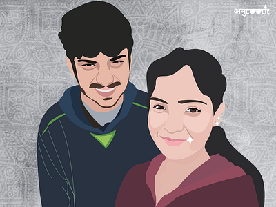 Digital Potrait digitalportrait illustration illustrator potrait vector