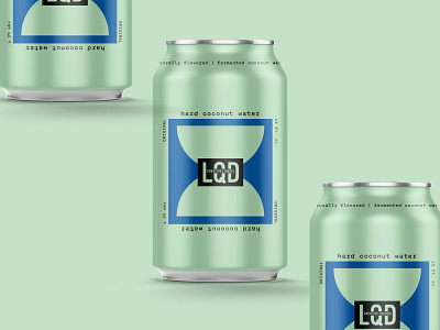 Hard Coconut Water-Bold is Delicious abstract alcohol can coconut coconut water hard seltzer packaging