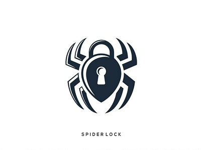 Spider Lock spider inspiration logo design