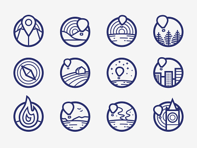 Yourganise Progress Badges badges branding branding design illustration line art ui