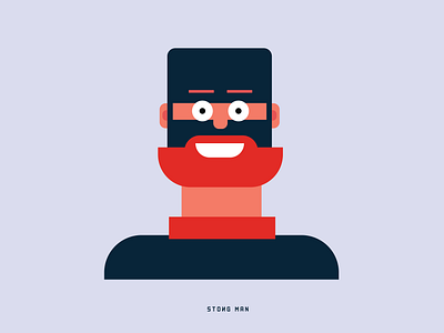 man_2 art cartoon character cool design funny illustration illustrator man old