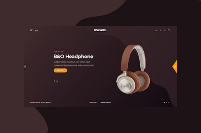 Headphone Landing Webpage ecommerce ecommerce design headphone