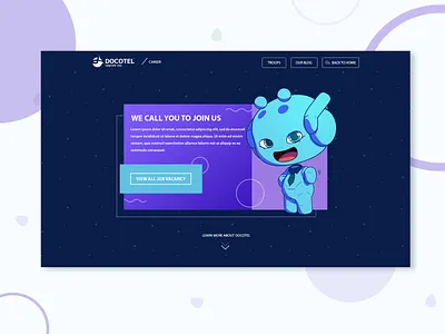Docotel Career Page branding ui web