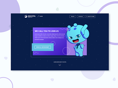 Docotel Career Page branding ui web