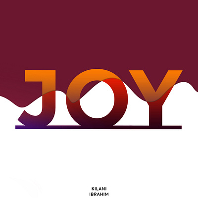 Joy designer designs illustration poster art typeface typography ui