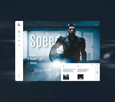 Speed lifestyle motorcycle speed ui uidesign webdesign webdesigner