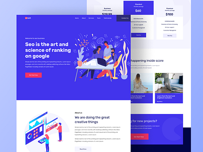 Digital Agency Seo Landing Page 2020 agency agency website creative design design digital agency dribbble dribbble best shot landing page landing page design new design redesign seo agency trendy uxdesign web design website design