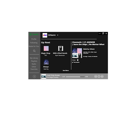 Spotify Rebrand branding clean design flat minimal vector