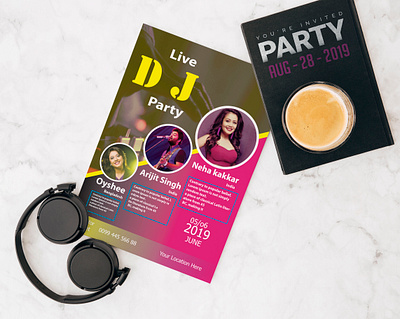 Party flyer design