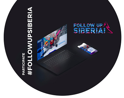 FOLLOW UP SIBERIA art best cool design digital interface nornikel siberia ui ux web
