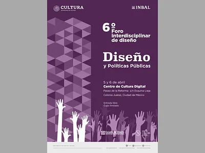 6º Foro Interdisciplinar de Diseño cartel