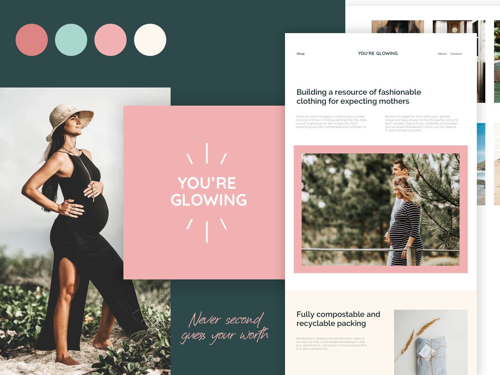 Example of You're Glowing Branding