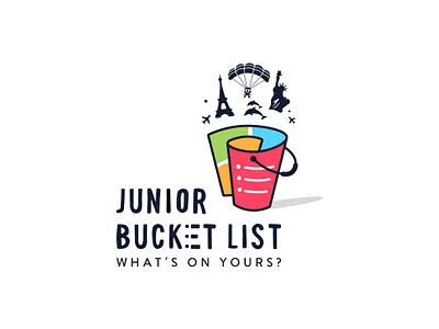 Logo design for a travel vlogger adventure art branding bucketlist design icon illustration kids logo travel typography vlogger