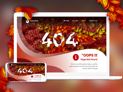Web Design - Error Page Not Found design minimal ui ux web