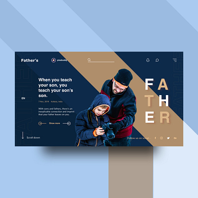 Father's UI behance dribbble identity design instagram logo logo design ui ui ux ui designer uidesign uitrends uiux ux ux research uxdesign uxui web webdesign webdesigner webdevelopment