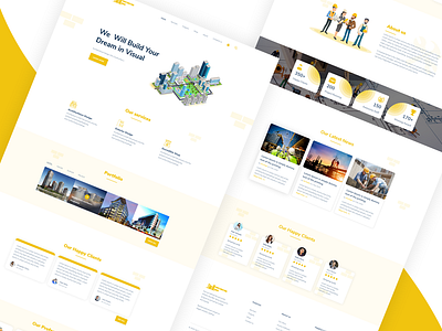 Construction Web template fancy web template web design