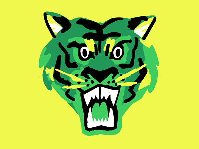 Garfield beast boy character design dc dc comics digital illustration photoshop teen titans tiger titans