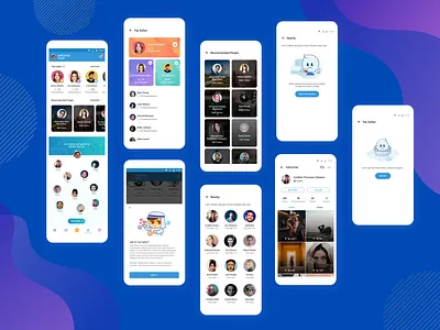 Discover people Netzme App app design ui ux