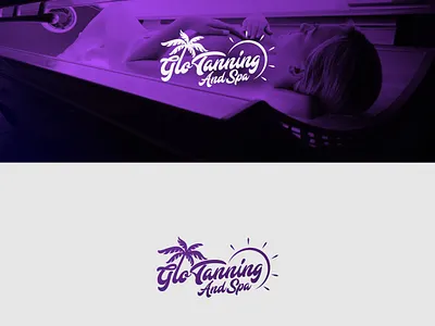 Glo Tanning and Spa brand design branding logo inspiration logodesign workmark
