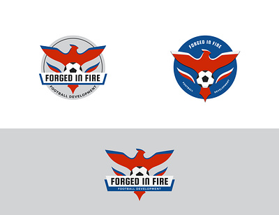 Forged in Fire 2 badge football logo phoenix sports