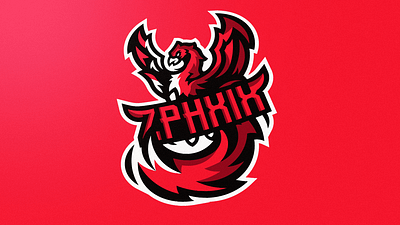 📝 Phoenix - Mascot Logo ✏️ animal art badge branding design esports esportslogo gaming illustration logo logo design mascot logo minimalistic phoenix phoenix logo vector