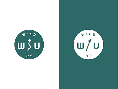 WeedUp branding design flat illustrator logo vector web weeds