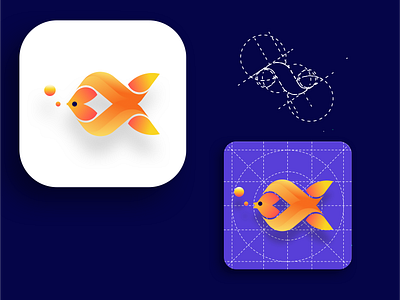 Icon Fish For iOS app app icon app icon design dailyui fish fish icon fish logo fishing icon icons illustration ios ios app ios7 mobile app mobile ui ui uidesign uiux