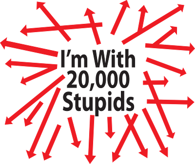 I am with 20000 stupids animation branding graphic design logo motion graphics