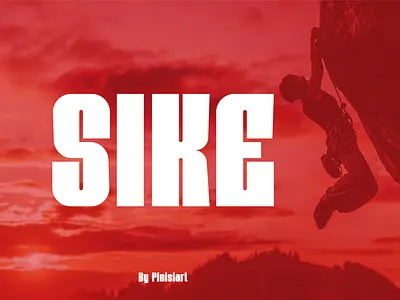 SIKE branding display font font gaming movie poster sport youtube