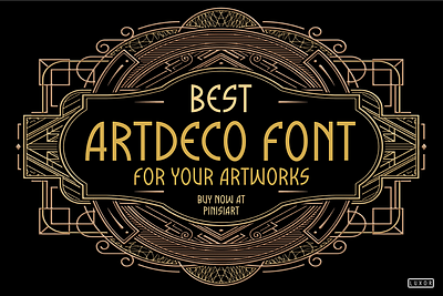 LUXOR artdeco branding classy deco display font elegance font gaming luxury poster youtube