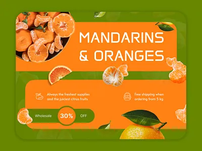 Banner Design for Fresh Citrus Fruits 🍊 appdesign citrusdesign creativedesign designprocess designthinking digitaldesign interactiondesign productdesign responsivedesign uidesign uiinspiration userexperience userinterface uxdesign uxinspiration uxresearch uxstrategy uxui uxuidesign webdesign