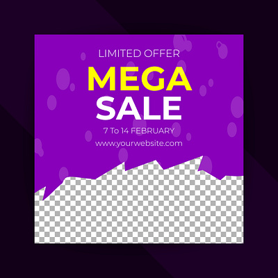 Social Media Sale Post Design business limited offer mega sale mongolhor monthly offer mrdesigner00 poster design product sale sell social media post