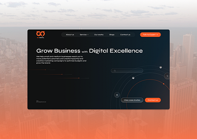 GO Digital branding graphic design ui