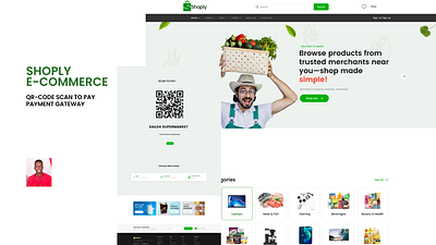 SHOPLY E-COMMERCE app ecommerce payment productdesign qrcode ui ux web