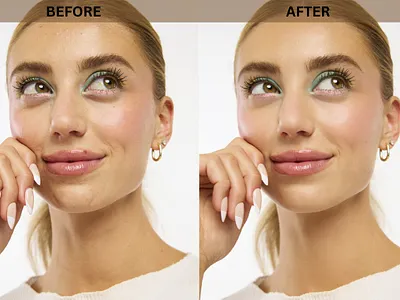 High End Model Skin Retouching beauty design graphic design image editing photo retouching skin retouch