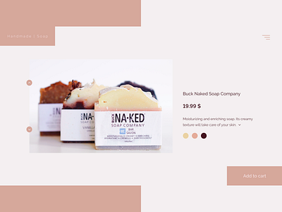 Daily UI #012 art dailychallenge dailyui dailyui012 design ecommerce logo photoshop product page shop soap ui uidesign uiux ux uxdesign webdesign website