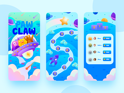 Game Design Concept character design game illustration ui vector