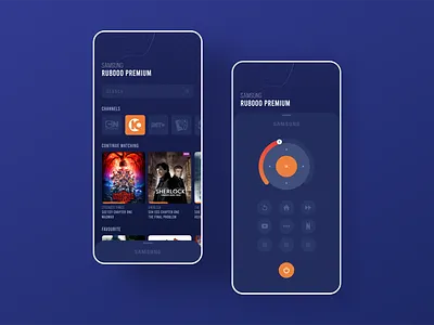 Samsung Smart Controller app apple design illustration ios smart controller smart tv remote tv remote ui ui ux ui design uidesign uiux ux
