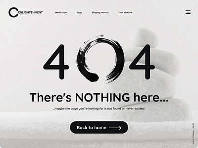 Daily UI Challenge Day 08 - 404 Page 404 page challenge dailyui design error 404 figma site ui ux web zen