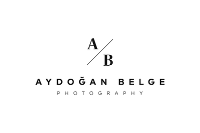 Aydogan Belge Photography Logo adobe branding design foystudio icon illustration illustrator logo design logotype minimal photography typography vector