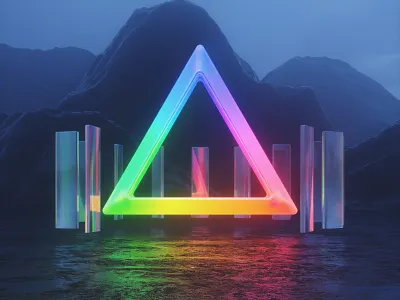 Daydream! app cinema4d illustration logo motiongraphics octane typography ux vector web