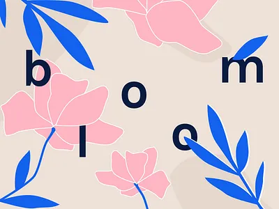 bloomy illustration amazing creative design illustration vector