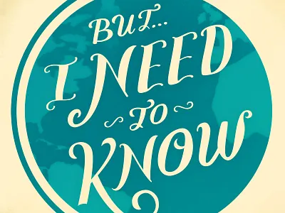 But… I Need to Know book cover lettering typogaphy
