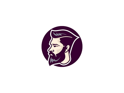 Logo：man brand branding illustration logo ui