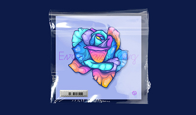 Everlasting blue digital digitalart draw drawing illustration rose sketch sketching vector vectorart