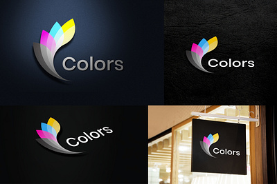 Colors Gradient Logo branding creative design flat identity illustration illustrator logo photoshop vector