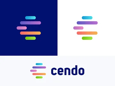 Cendo Mobile Analytics software - logo design analytics chart app brand identity branding business c letter logo c logo gradient icon identity letter logo logo design logo designer logo mark mobile software technology typography